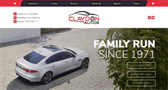 Desktop Screenshot of claydonautos.co.uk