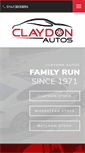 Mobile Screenshot of claydonautos.co.uk